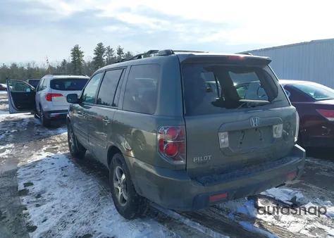 2007 Honda Pilot Ex-L из США, поврежденный, VIN 5FNYF18587B033203